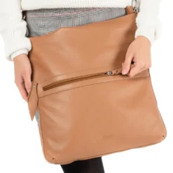 Crossbody Bag (L) - cognac