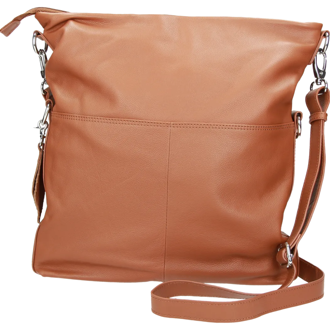 Crossbody Bag (L) - cognac