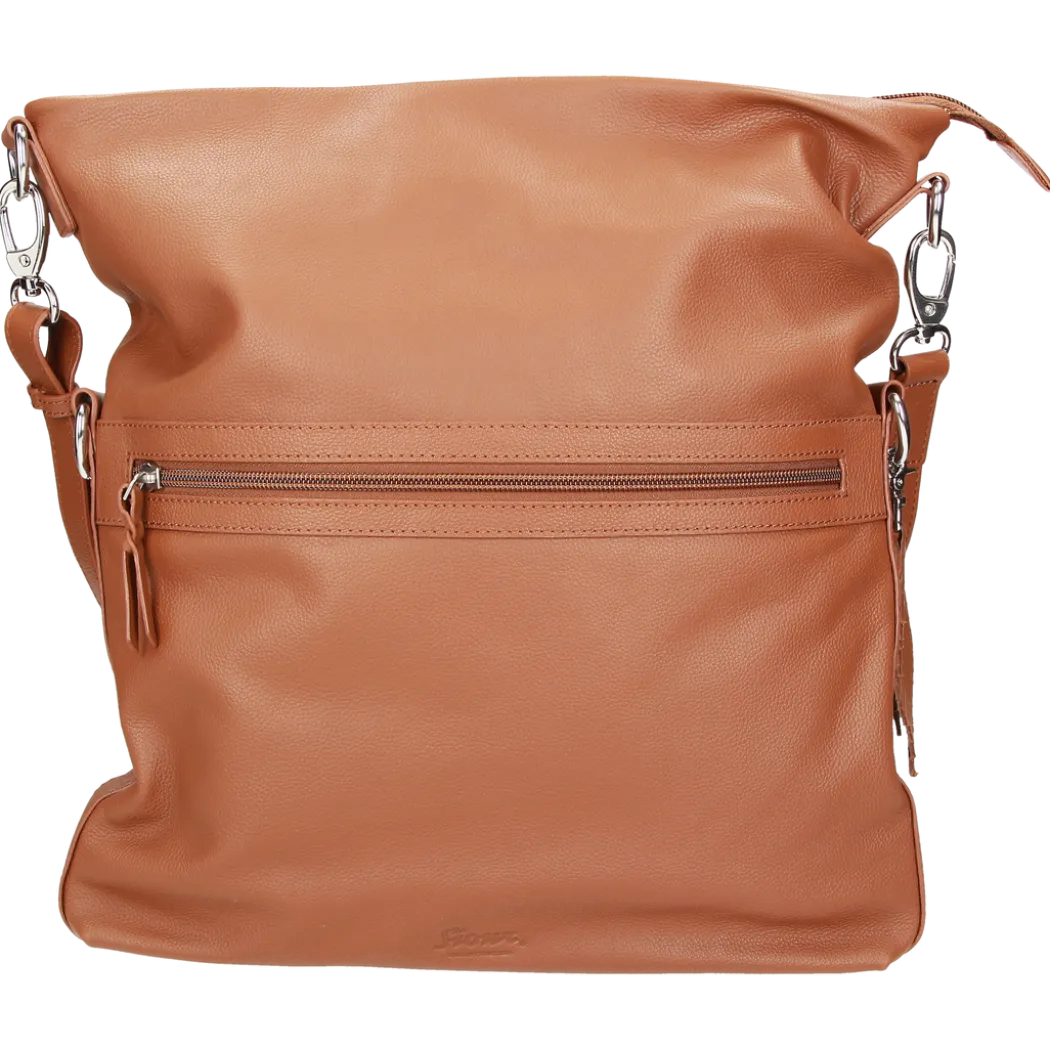 Crossbody Bag (L) - cognac
