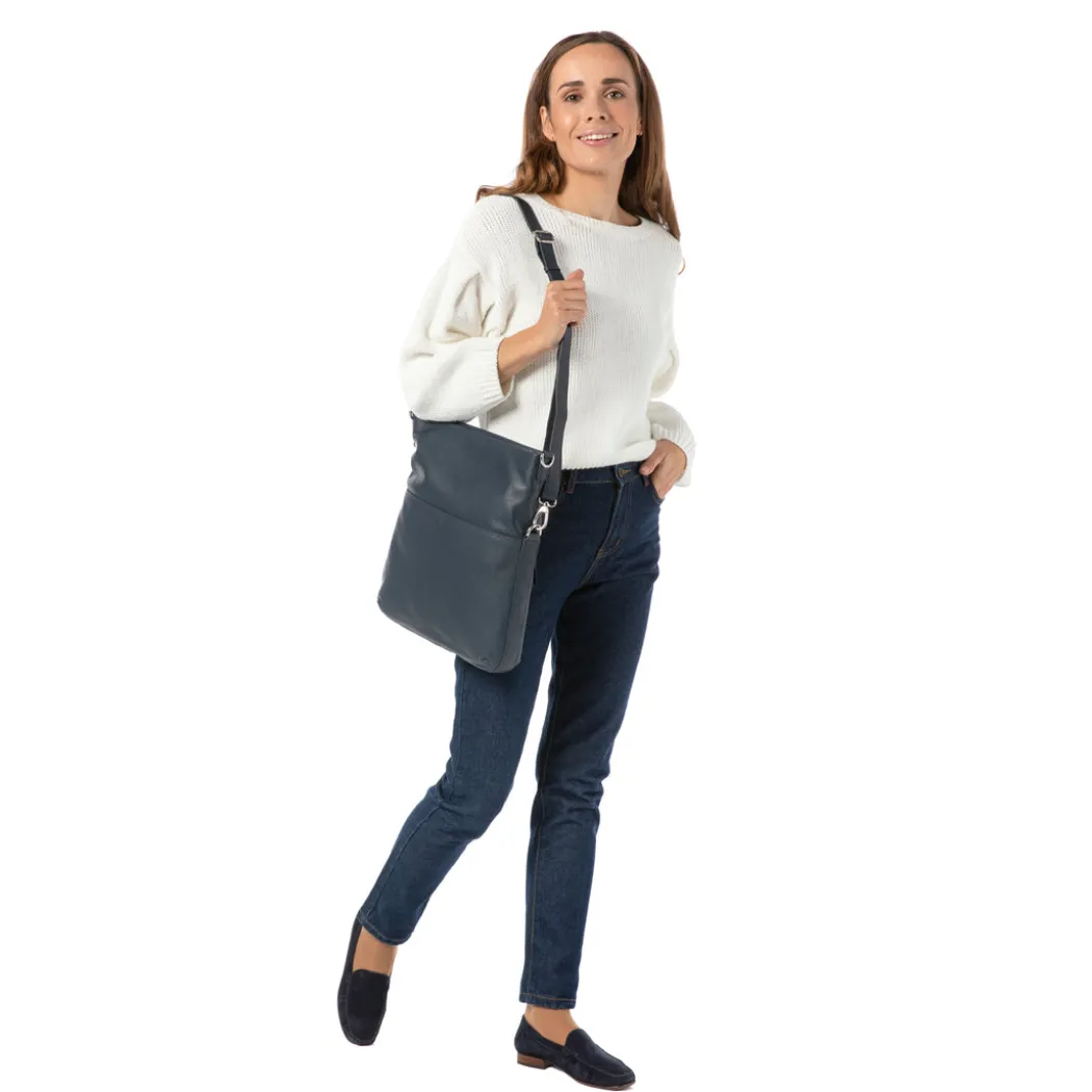 Crossbody Bag (L) - navy