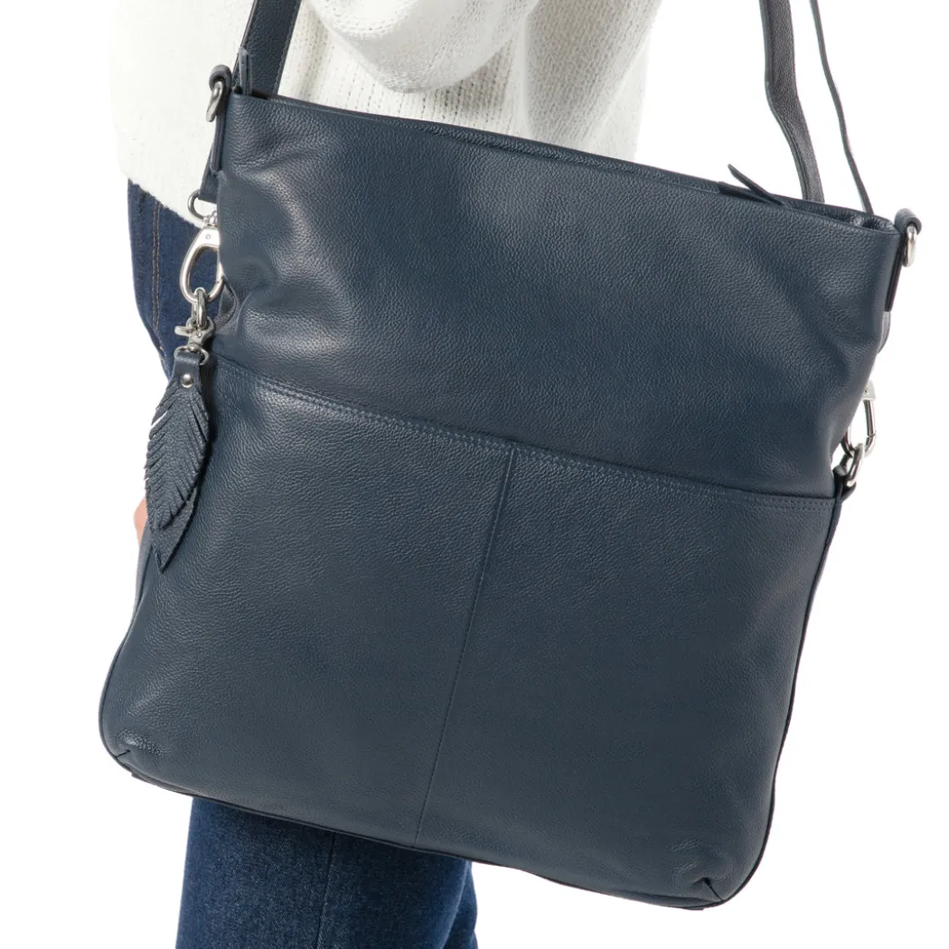 Crossbody Bag (L) - navy