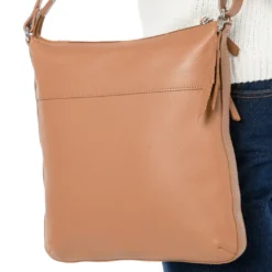 Crossbody Bag (M) - cognac