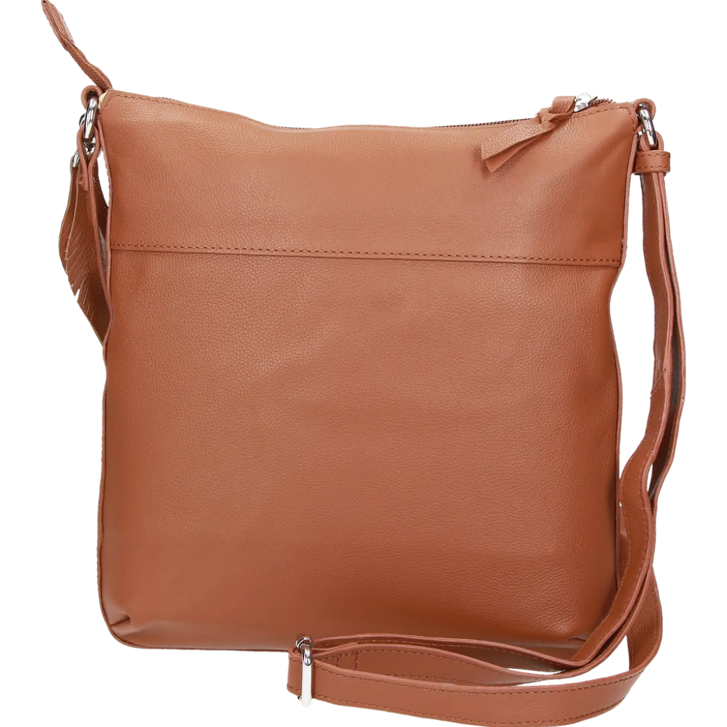 Crossbody Bag (M) - cognac