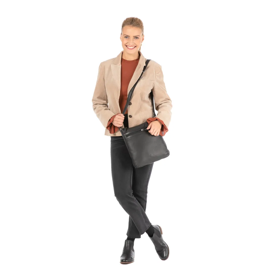 Crossbody Bag (M) - schwarz