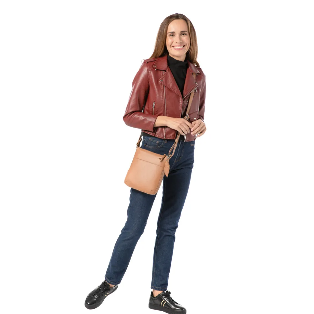 Crossbody Bag (S) - cognac