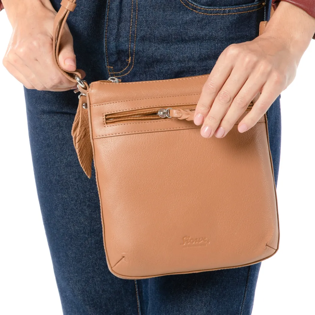 Crossbody Bag (S) - cognac