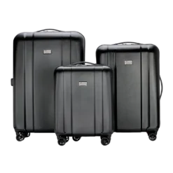 Reisekoffer Set 3 teilig - schwarz