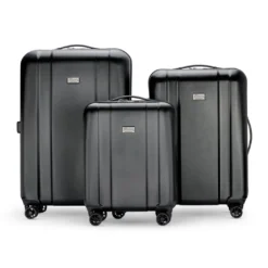 Reisekoffer Set 3 teilig - schwarz
